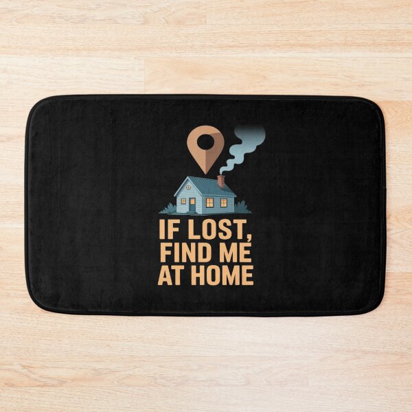 Item preview, If Lost Find Me at Home designed and sold by ToggleBet.