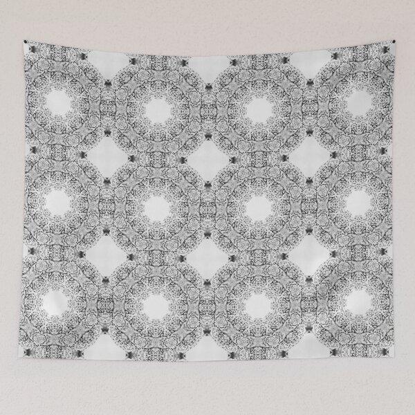 Item preview, W hite leopard mandala designed and sold by spacedivers.