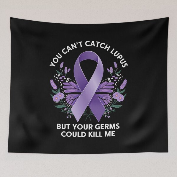 Item preview, Lupus Awareness Lupus Warrior Purple You Can't Catch Lupus designed and sold by khorbiasieno.