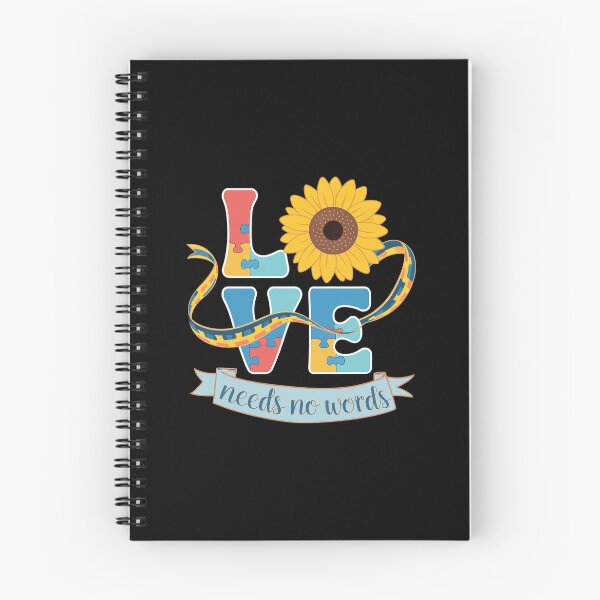 Item preview, Love Needs No Words Autism Awareness Support designed and sold by VasilisLamArt.