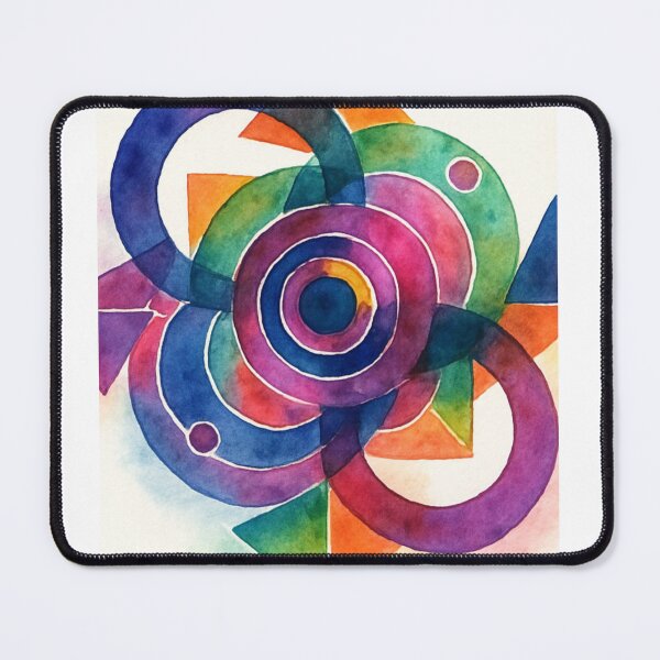 Item preview, Quantum Equilibrium Abstract Geometric Art | Radial Symmetry Vector Design designed and sold by artfulandy.