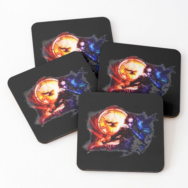 Item preview, The Crow Flaming Background Dramatic Scene designed and sold by bettannfuco.