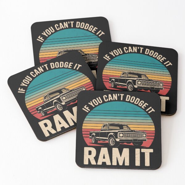 Item preview, If You Can't Dodge It Ram It Funny Pickup Truck designed and sold by ToggleBet.