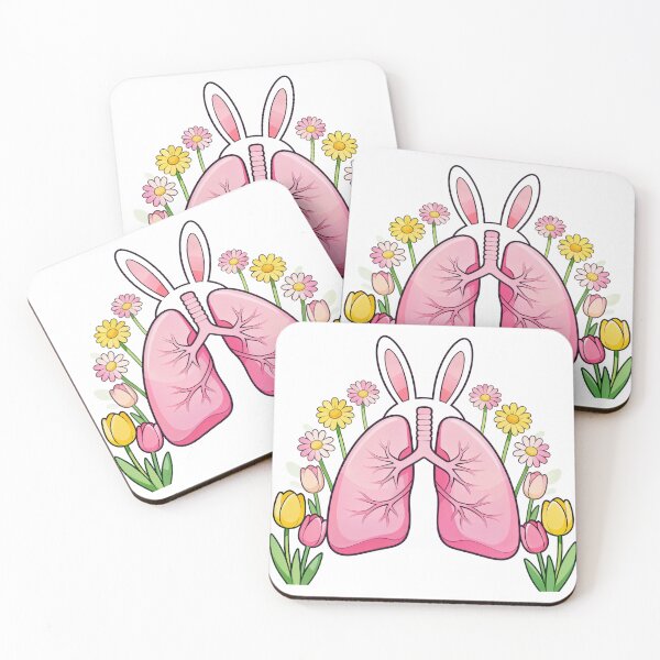 Item preview, Funny Easter Lungs with Bunny Ears designed and sold by Anastasiia Yurevych.