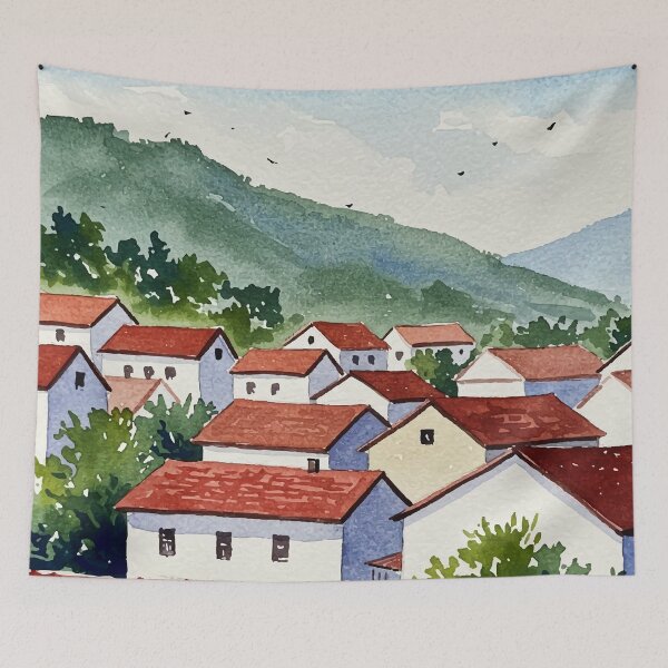 Item preview, Rural landscape designed and sold by Design4uStudio.