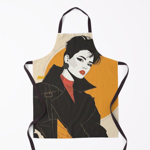 Item preview, Kate - Ode to Patrick Nagel designed and sold by TinyRed SpiralArt.