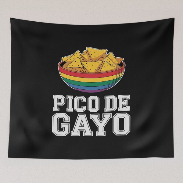 Item preview, Pico De Gayo LGBT Rainbow T-Shirt - Gay Pride Funny designed and sold by procionartss.
