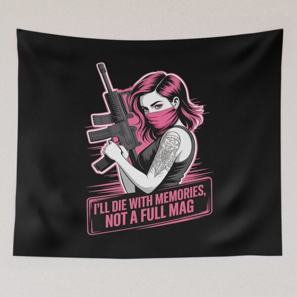 Item preview, I'll Die Wit Memories, Not A Full Mag Shotgun designed and sold by BubblePancake.