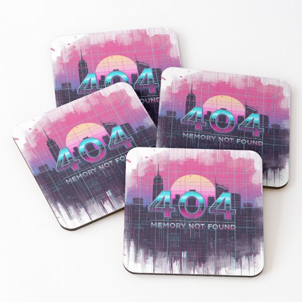 Item preview, Holographic Cyberpunk Skyline – Retro Glitch Art designed and sold by AndrewYoko.