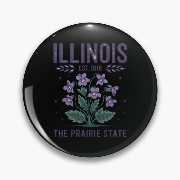 Item preview, Illinois The Prairie A State Traveling Violet Illinois Trip designed and sold by BubblePancake.