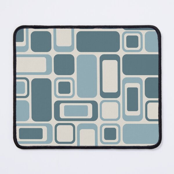 Item preview, Geometric Blue Rectangles Pattern designed and sold by Vector&Repeat.