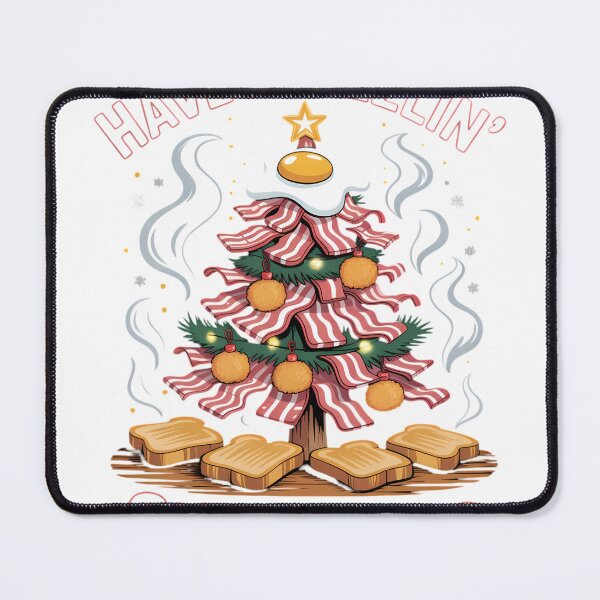 Item preview, Funny Bacon Strips Christmas Tree Food Lover Breakfast Holiday Tee designed and sold by GiftsForge.