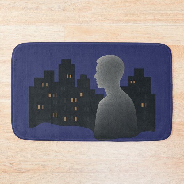 Item preview, Urban Solitude - Glowing City Windows & Silhouette designed and sold by Ataqhin.