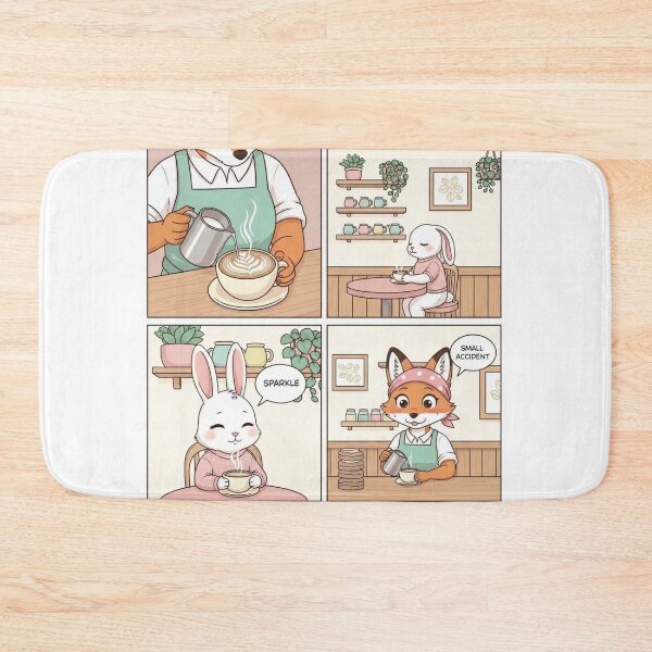Item preview, The fox and the rabbit designed and sold by Mandarinaut.