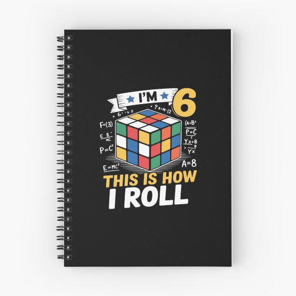 Item preview, I'm 6 This Is How I Roll Funny Speed Cubing Birthday designed and sold by BubblePancake.