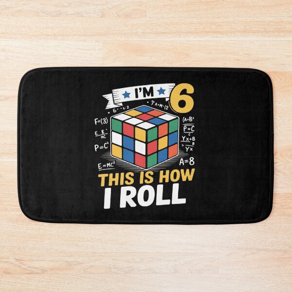Item preview, I'm 6 This Is How I Roll Funny Speed Cubing Birthday designed and sold by BubblePancake.