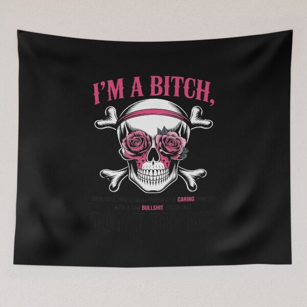 Item preview, I'm A Bitch Beautiful Intelligent Thoughtful Caring designed and sold by BubblePancake.