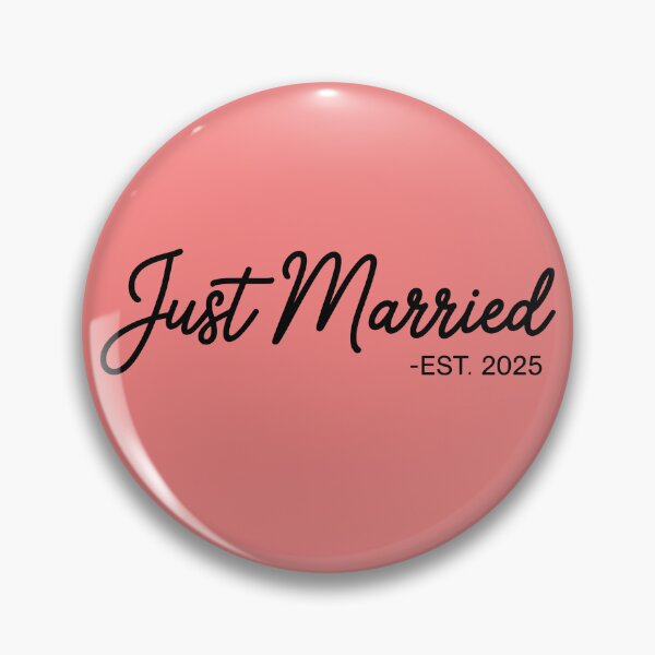 Item preview, Just Married 2025 Honeymoon Wedding Couples Fiancee designed and sold by Trend Print Studio.