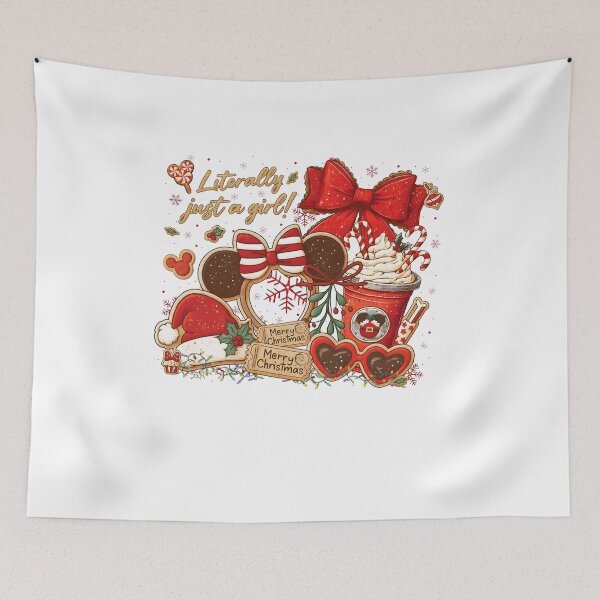 Item preview, Coquette Bow Literally Just A Girl Christmas designed and sold by Chiemekaokechuk.