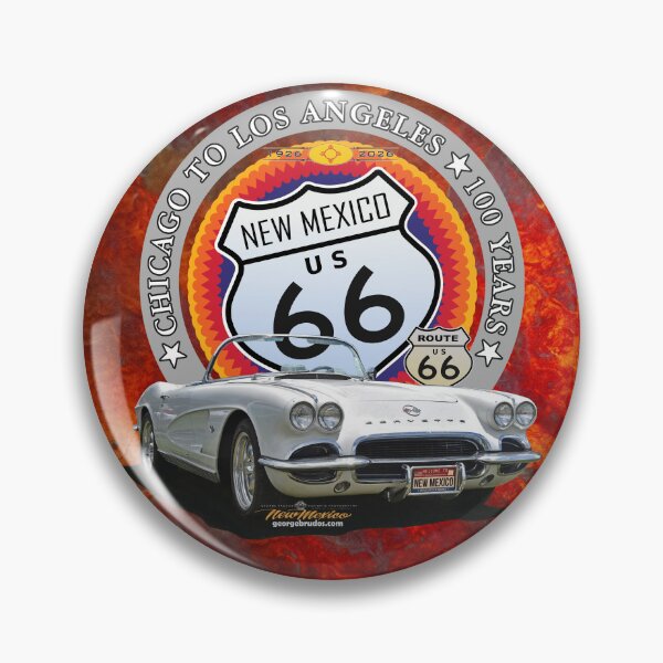 Item preview, Route 66 Centennial, Little White Corvette designed and sold by George Brudos.