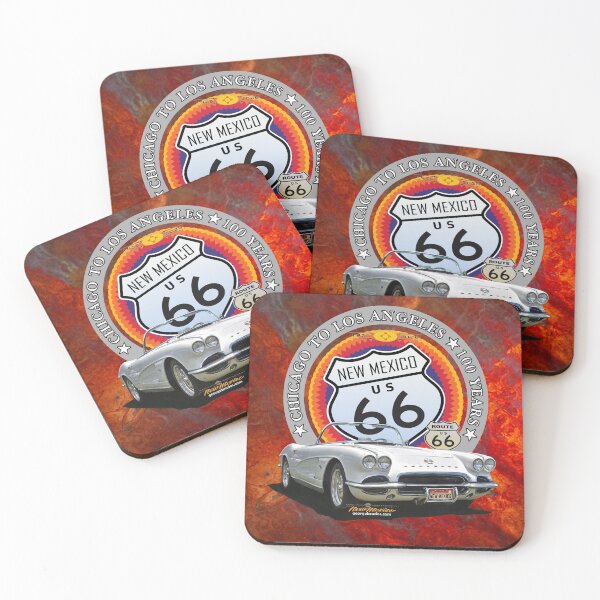 Item preview, Route 66 Centennial, Little White Corvette designed and sold by George Brudos.