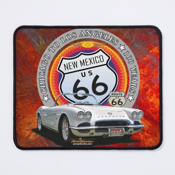 Item preview, Route 66 Centennial, Little White Corvette designed and sold by George Brudos.