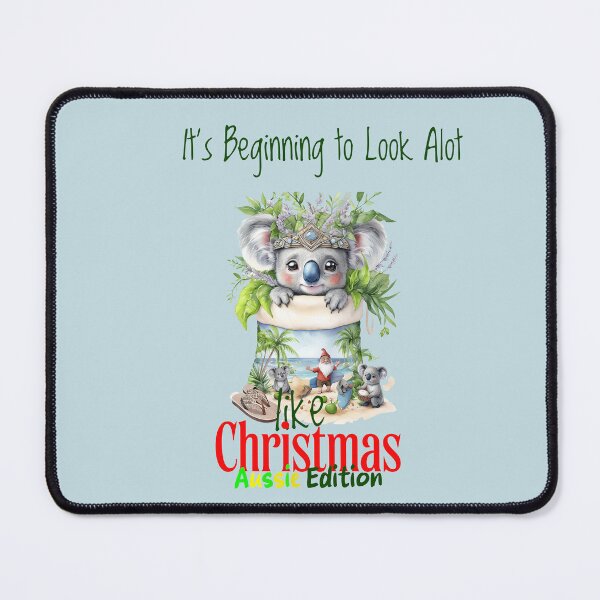 Item preview, Koala Stocking It's Beginning to Look Alot Like Christmas Aussie Edition designed and sold by ArtisticDesignsbyLinda.