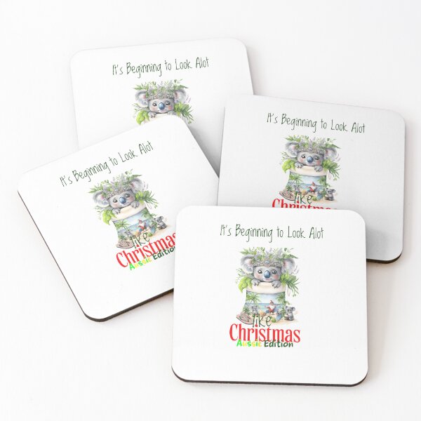 Item preview, Koala Stocking It's Beginning to Look Alot Like Christmas Aussie Edition designed and sold by ArtisticDesignsbyLinda.