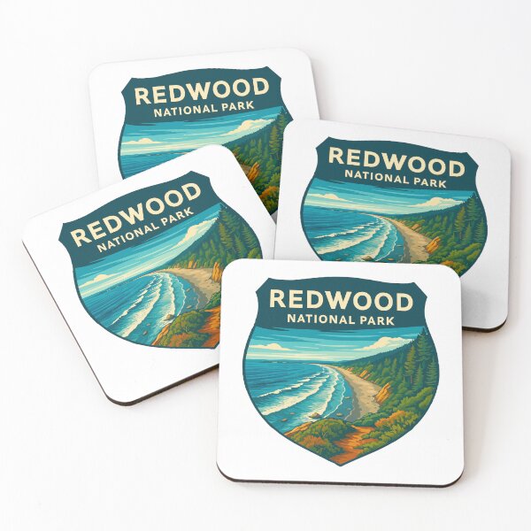 Item preview, Redwood National Park California Forest Sticker designed and sold by Ismeal Von.