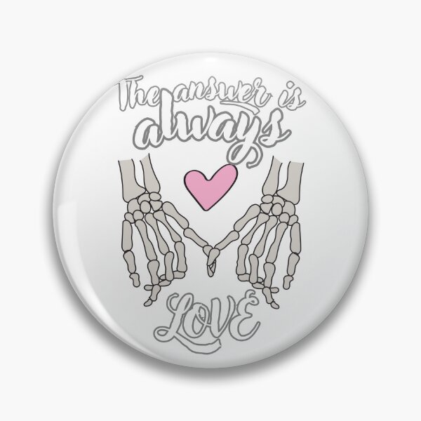 Item preview, The answer is always love Aesthetic Alternative Design designed and sold by OldSkullDesigns.
