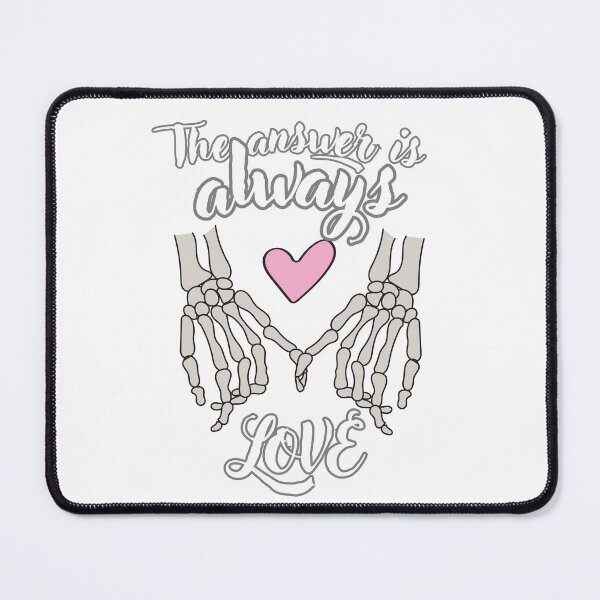 Item preview, The answer is always love Aesthetic Alternative Design designed and sold by OldSkullDesigns.