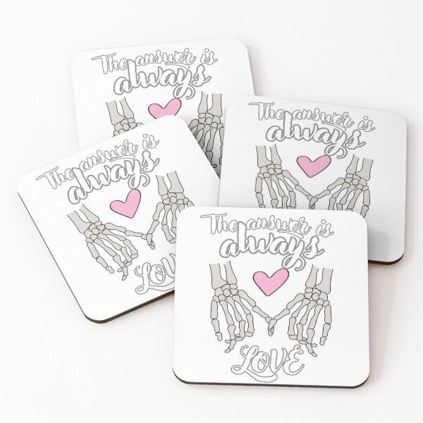 Item preview, The answer is always love Aesthetic Alternative Design designed and sold by OldSkullDesigns.