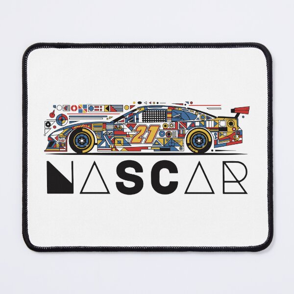 Item preview, Geometric Abstract NASCAR Race Car designed and sold by KiwiRider.