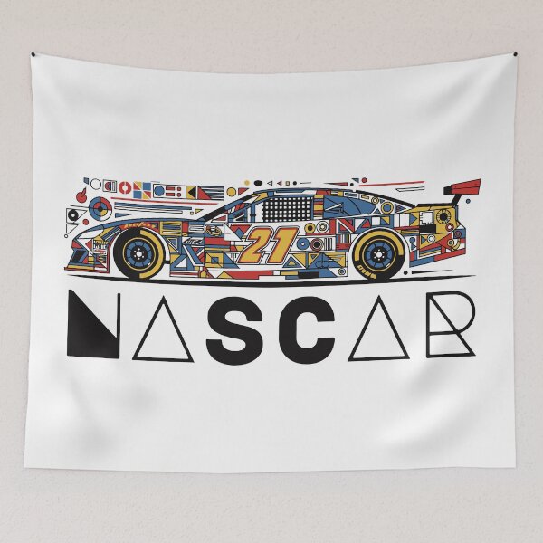 Item preview, Geometric Abstract NASCAR Race Car designed and sold by KiwiRider.