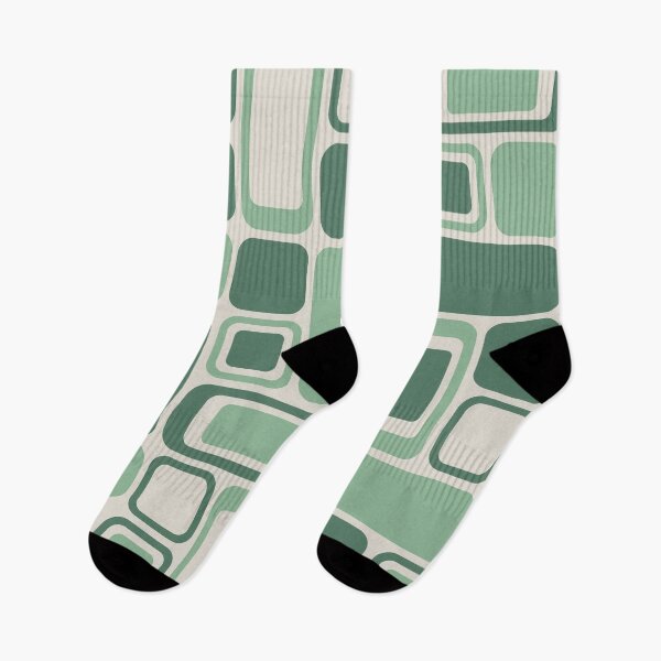 Item preview, Geometric Green Rectangles Pattern designed and sold by Vector&Repeat.