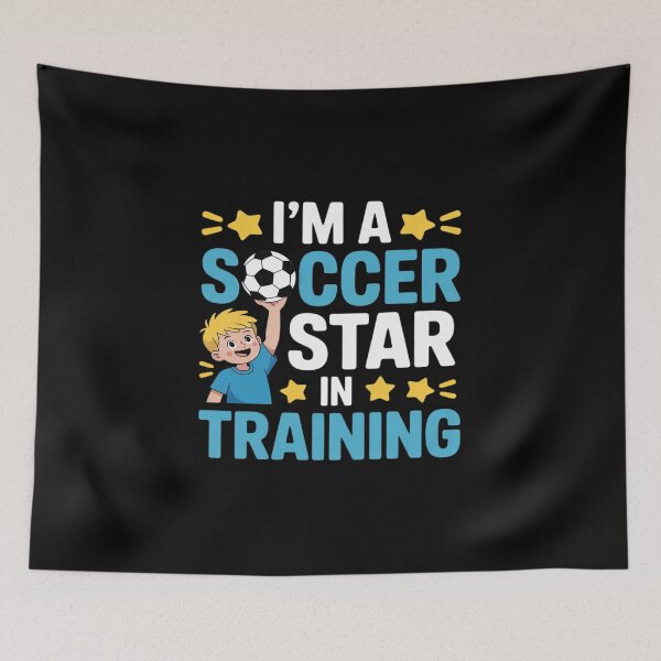 Item preview, I'm a Soccer Star in Training Kids Soccer designed and sold by NetoGalaxy.