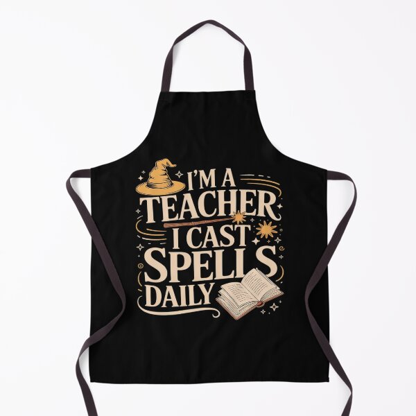 Item preview, I'm a Teacher I Cast Spells Daily Funny Witch designed and sold by NetoGalaxy.
