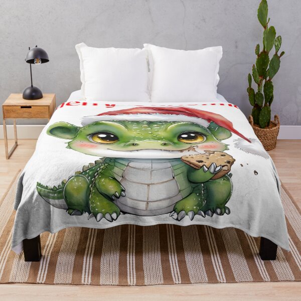 Item preview, Merry Christmas and a Snappy New Year Aussie Edition Crocodile designed and sold by ArtisticDesignsbyLinda.