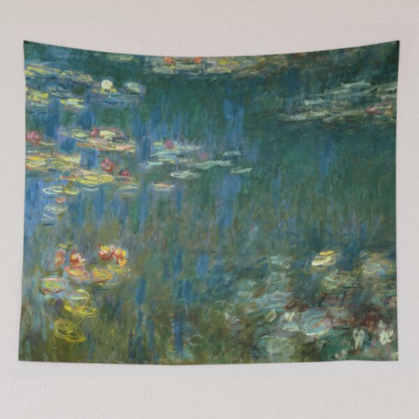 Item preview, Water Lilies, Green Reflections, Left Part designed and sold by SharonTheFirst.