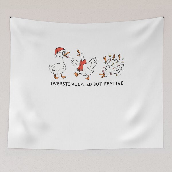 Item preview, Overstimulated but Festive Goose designed and sold by Chiemekaokechuk.