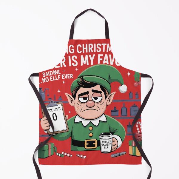Item preview, Funny Sarcastic Elf Christmas Retail Worker Holiday Survival Humor Tee designed and sold by GiftsForge.
