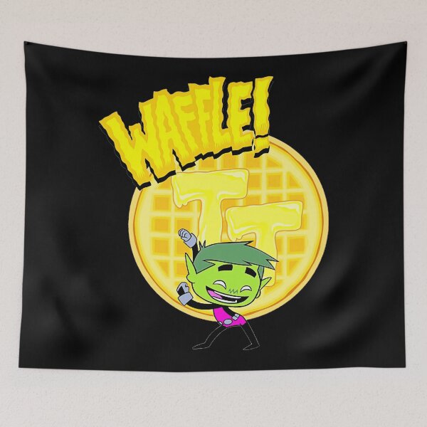 Item preview, Teen Titans Go Beast Boy Waffle Meme designed and sold by nicoeeet.