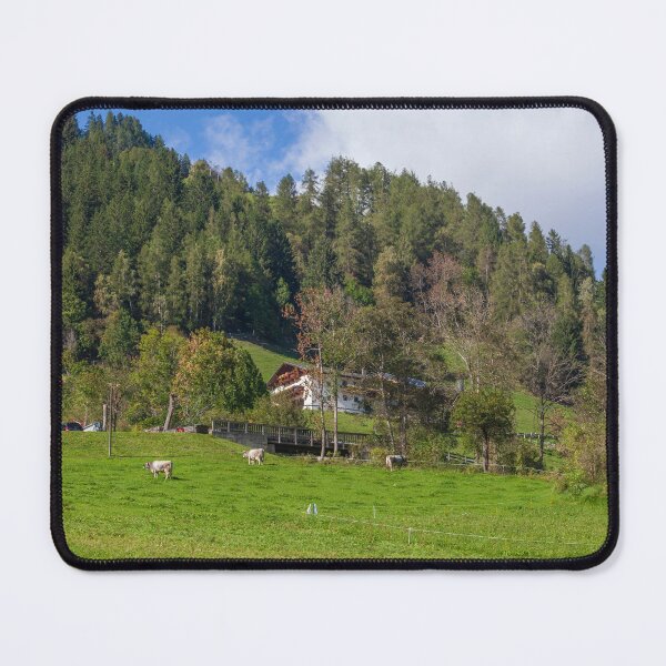 Item preview, Alpine pasture with cows, farmhouse and forest, Neustift in the Stubai Valley, Stubai Valley designed and sold by Torsten  Krüger.