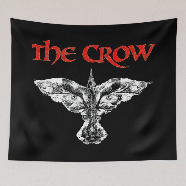 Item preview, The Crow Flying Skull Wings Symbol designed and sold by bettannfuco.