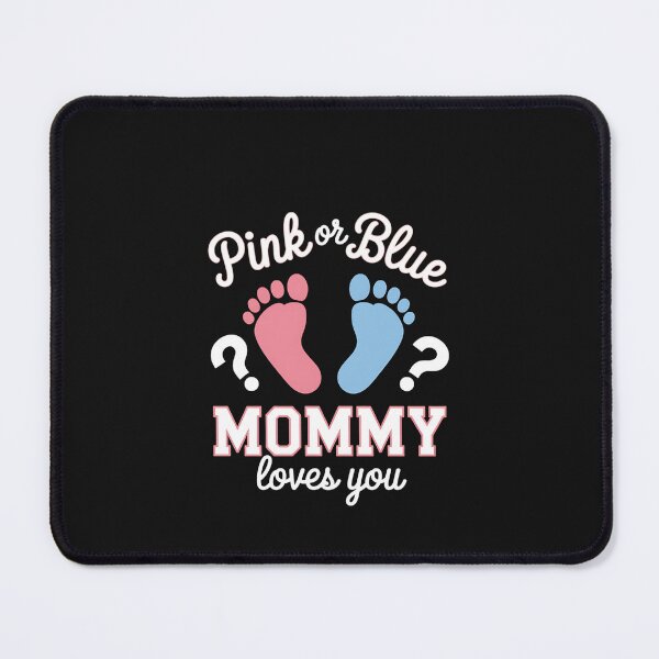 Artikelvorschau, Babyparty mit dem Motto „Rosa oder Blau – Mama liebt dich“ zur Geschlechtsenthüllung entworfen und verkauft von Hofersofer.