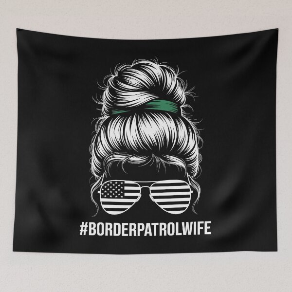 Item preview, It's Not For The Weak Border Patrol Wife designed and sold by Moon-Ape.