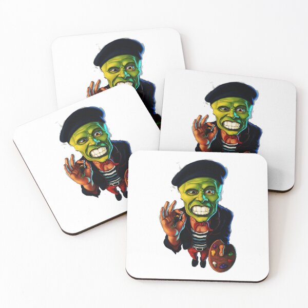 Item preview, The Mask Cartoon Green Face Smiling designed and sold by nicholasdonovan.