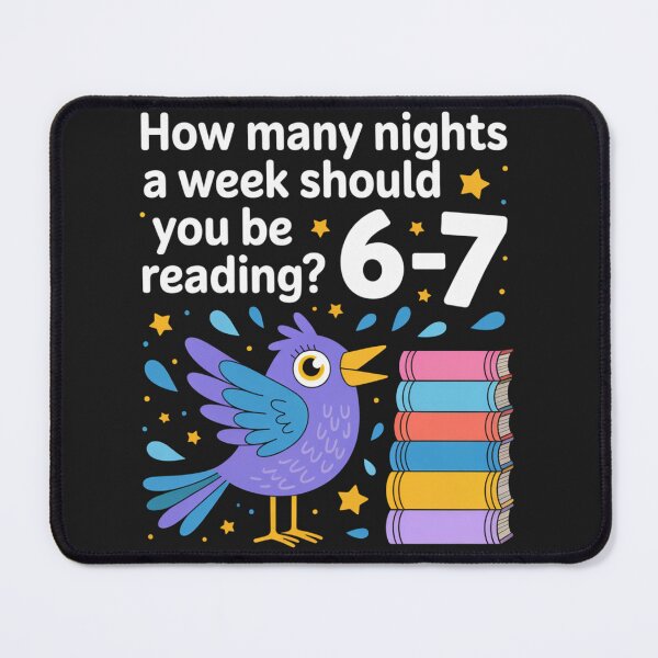 Item preview, Teacher 67 How Many Nights A Week Should You Be Reading 6-7 designed and sold by Clairenity Studio.