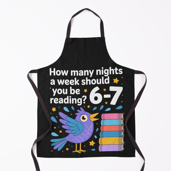 Item preview, Teacher 67 How Many Nights A Week Should You Be Reading 6-7 designed and sold by Clairenity Studio.