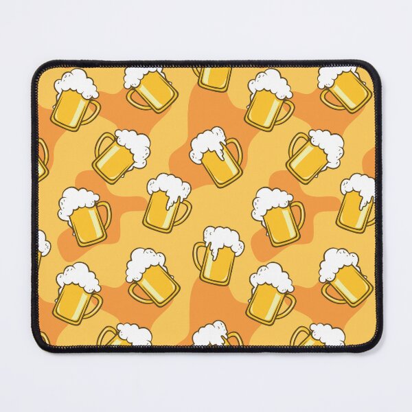 Item preview, Beer Mug Pattern with Festive Background designed and sold by quickkdesign.